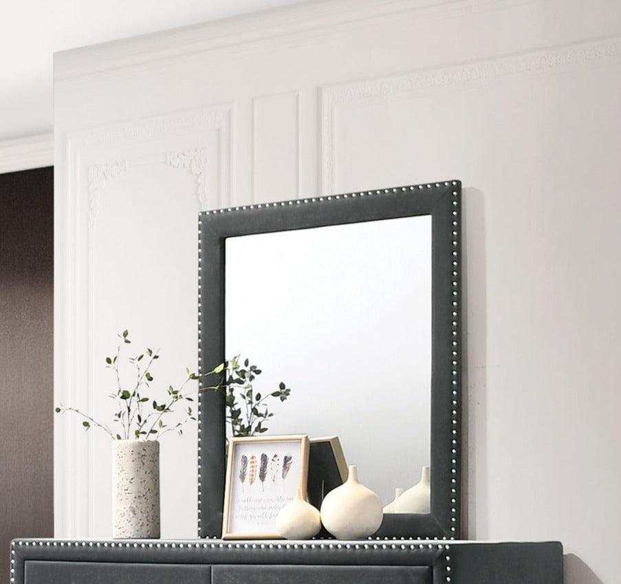 Melody Grey Dresser Mirror - Ornate Home