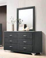 Melody Grey Dresser Mirror - Ornate Home