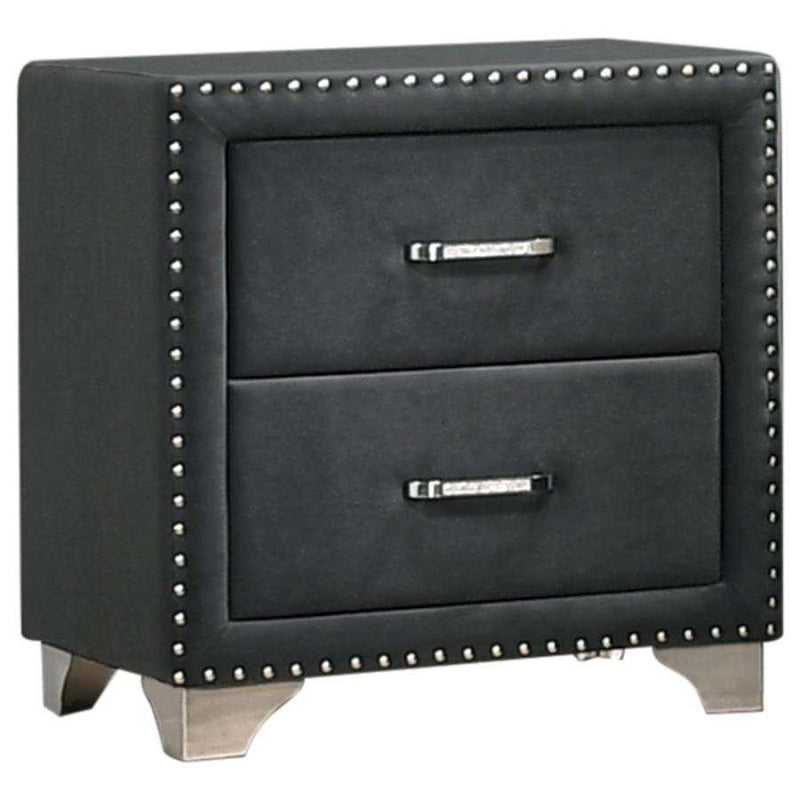 Melody Grey Nightstand - Ornate Home