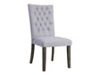 Merel Gray Linen & Gray Oak Side Chair - Ornate Home