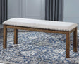 Moriville Beige Dining Bench - Ornate Home