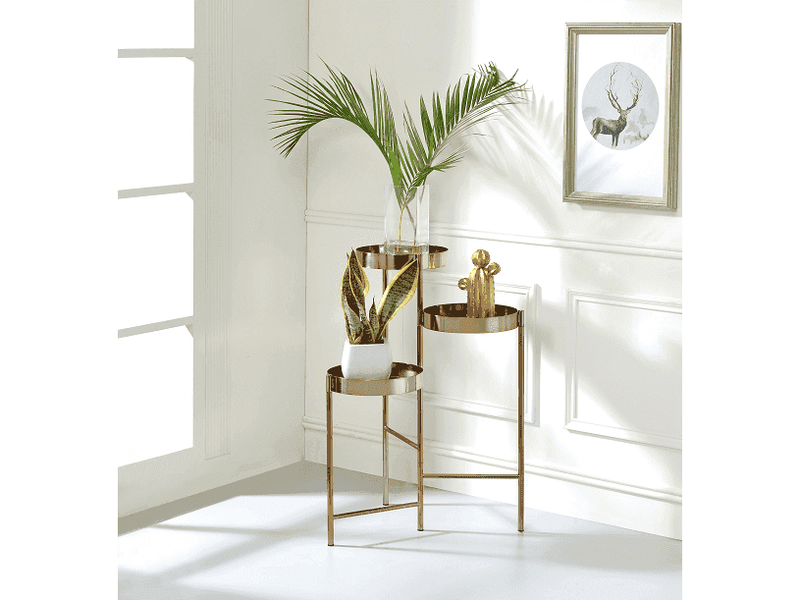 Namid Gold Plant Stand - Ornate Home