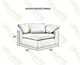 Naveen Gray Linen Modular Sectional Sofa PreSets - Ornate Home