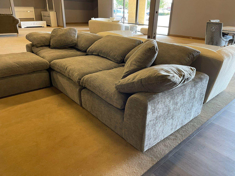 Naveen Gray Linen Modular Sectional Sofa PreSets - Ornate Home