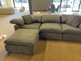 Naveen Gray Linen Modular Sectional Sofa PreSets - Ornate Home