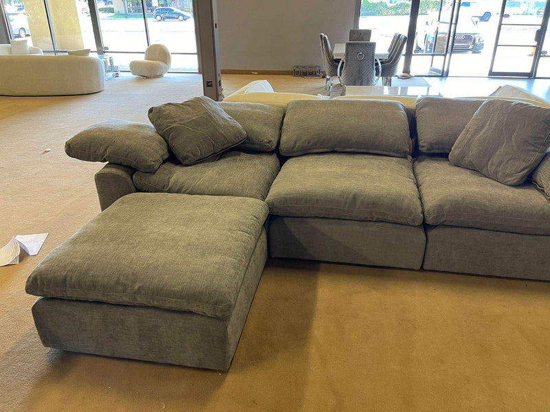 Naveen - Gray Linen - Modular Sectional Sofa Pre-Sets - Ornate Home