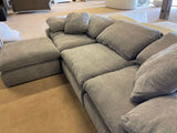 Naveen Gray Linen Modular Sectional Sofa PreSets - Ornate Home