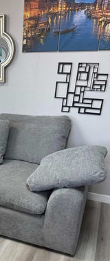 Naveen Gray Linen Modular Sectional Sofa PreSets - Ornate Home