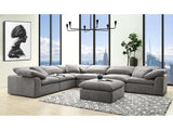 Naveen Gray Modular Sectional Fabric Create your own Style - Ornate Home