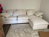 Naveen Gray Modular Sectional Fabric Create your own Style - Ornate Home