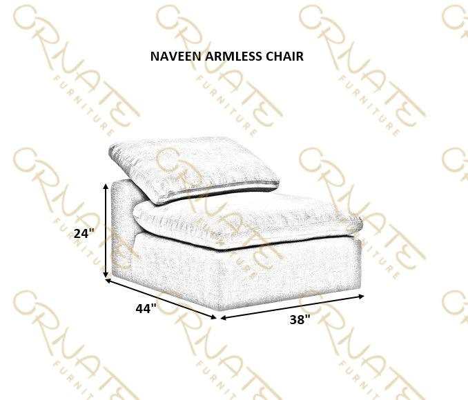 Naveen Ivory Modular Sectional Sofa PreSets - Ornate Home