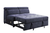 Nekoda Navy Sectional Sleeper Sofa w/ Storage & Ottoman - Ornate Home