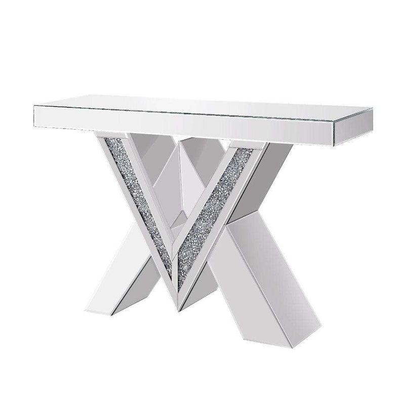 Noralie Console Table V Shape - Ornate Home