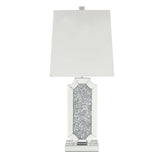 Noralie Table Lamp w/ White Shade - Ornate Home