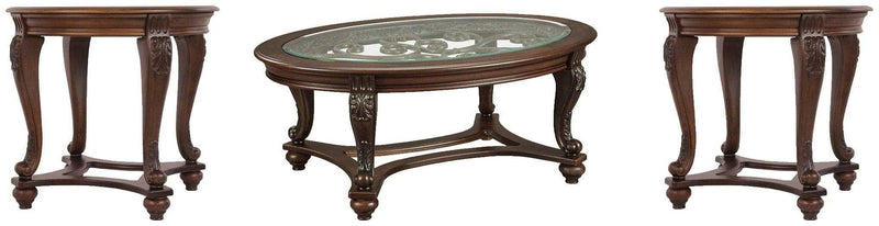 Norcastle 3-Piece Occasional Table Set - Ornate Home