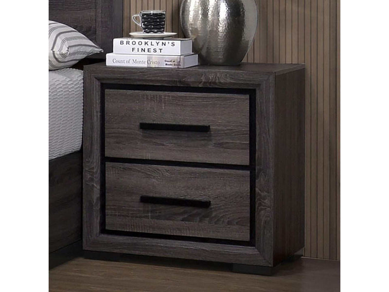 Conwy Gray Nightstand - Ornate Home