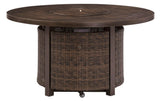 Paradise Trail Round Outdoor Fire Pit Table - Ornate Home