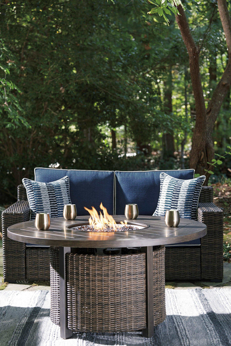 [CYBER WEEK] Paradise Trail - Round - Outdoor Fire Pit Table - Ornate Home