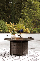 Paradise Trail Round Outdoor Fire Pit Table - Ornate Home