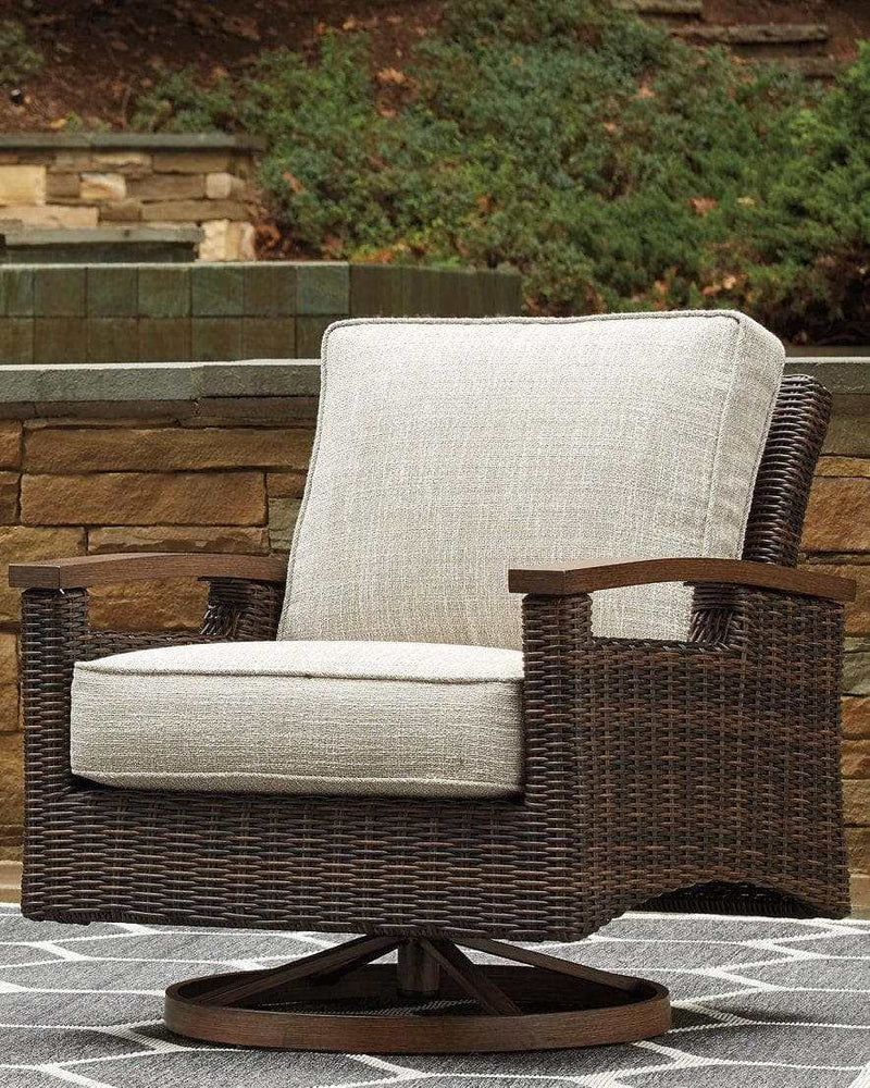 Paradise Trail Outdoor Swivel Lounge Chair (Set of 2) - Ornate Home