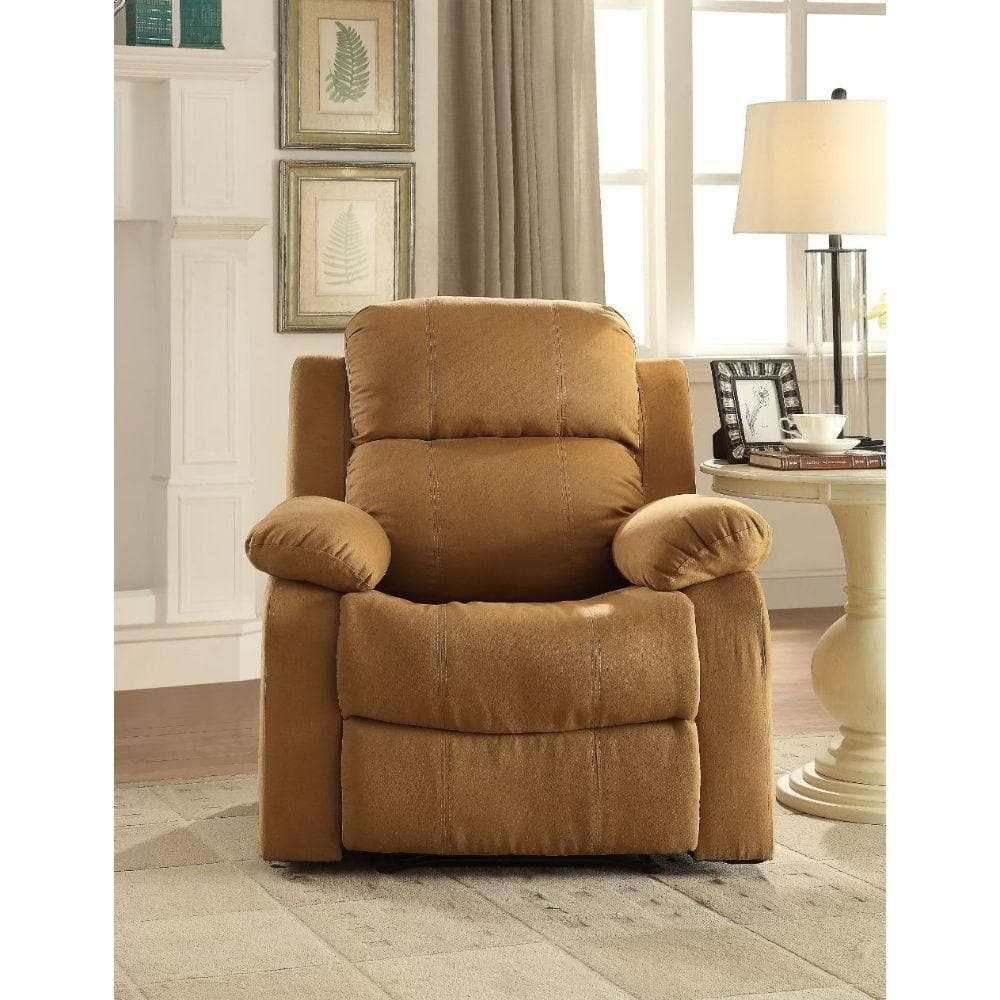 Parklon Brown Microfiber Recliner Chair - Ornate Home