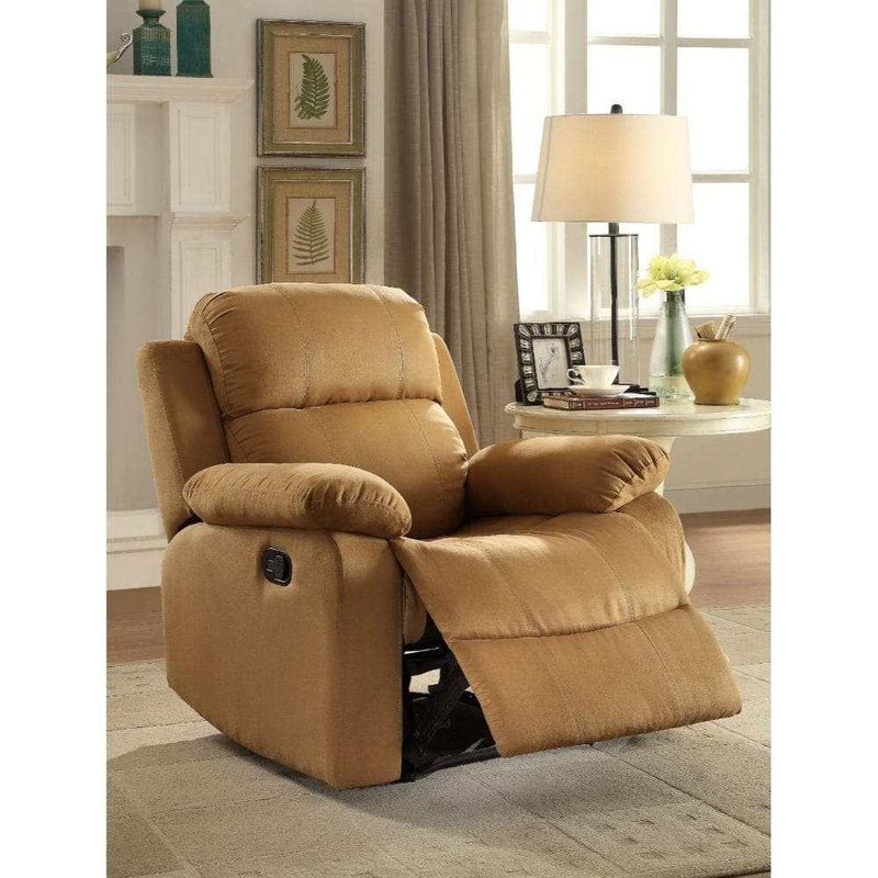 Parklon Brown Microfiber Recliner Chair - Ornate Home