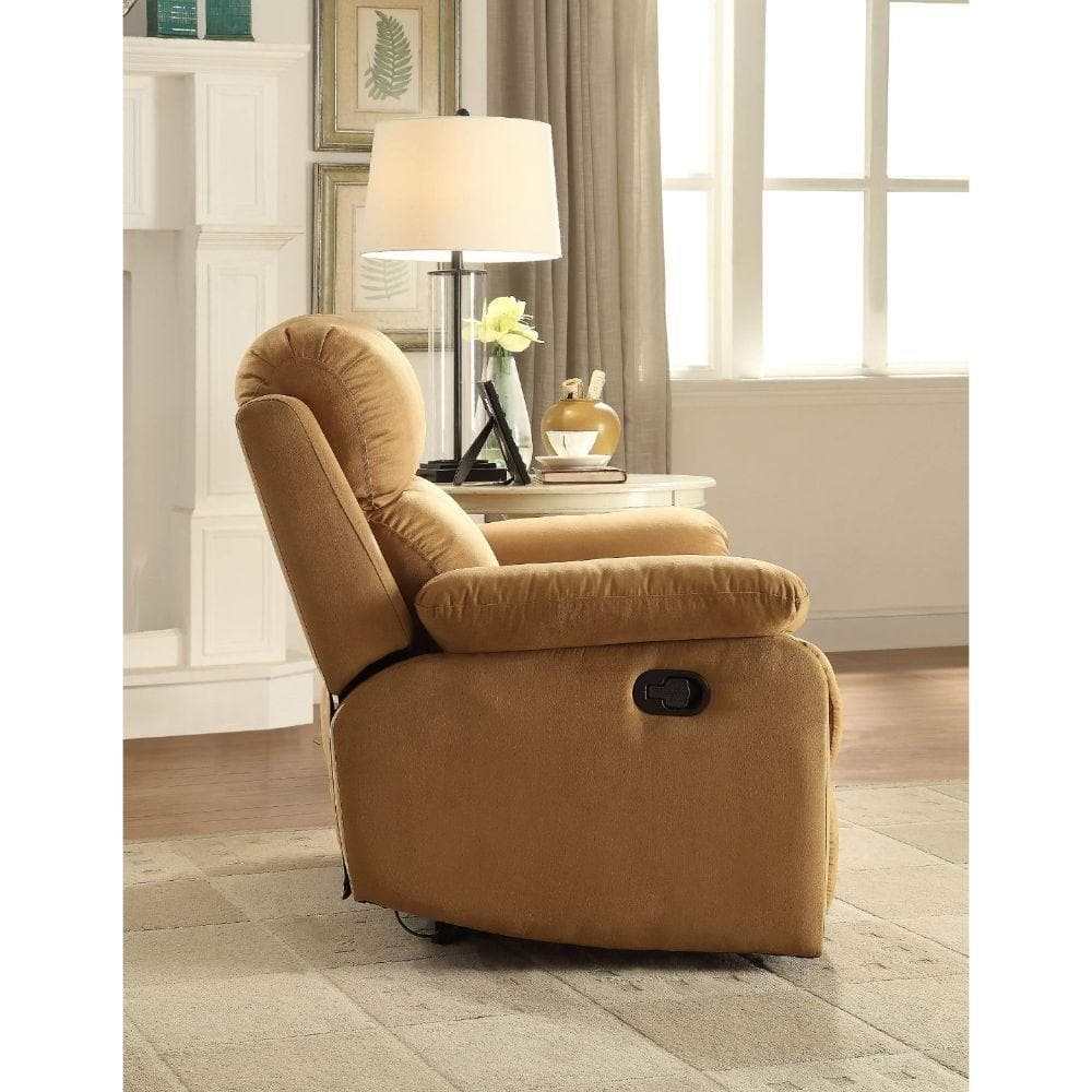 Parklon Brown Microfiber Recliner Chair - Ornate Home