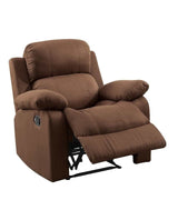 Parklon Chocolate Microfiber Recliner Chair - Ornate Home