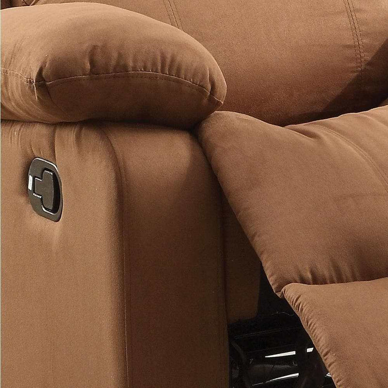 Parklon Chocolate Microfiber Recliner Chair - Ornate Home