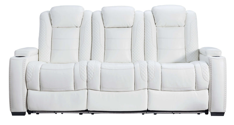 Party Time Power Reclining Sofa w/LED - Ornate Home