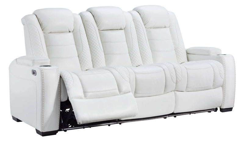 Party Time Power Reclining Sofa w/LED - Ornate Home