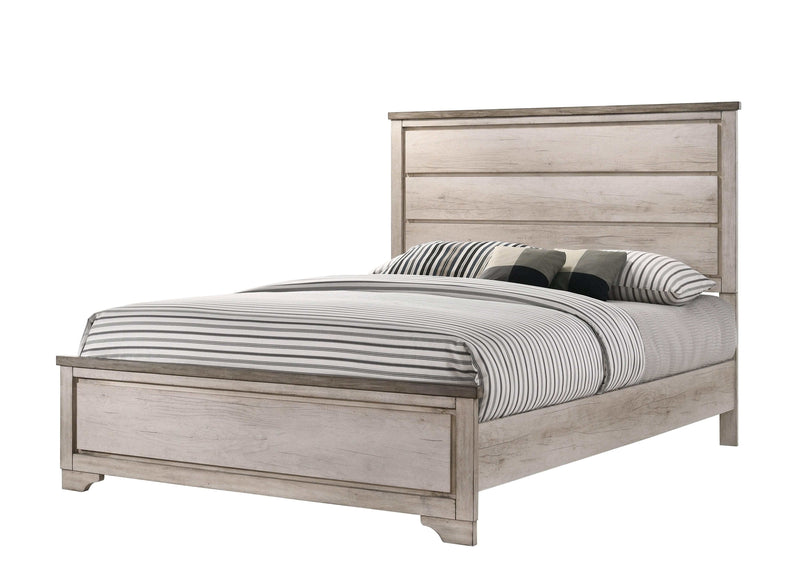 Patterson Driftwood Gray Panel Bedroom Set - Ornate Home