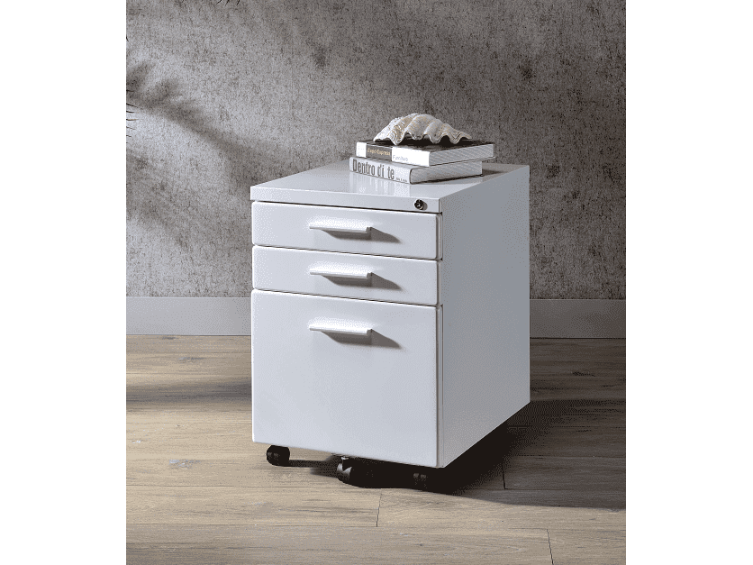 Peden White File Cabinet - Ornate Home