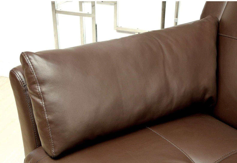 Peever Brown L Shape Sectional Sofa - Ornate Home