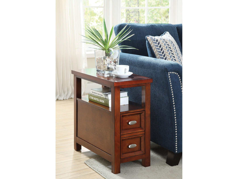 Perrie Cherry Side Table - Ornate Home