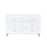 Perse White Dresser - Ornate Home