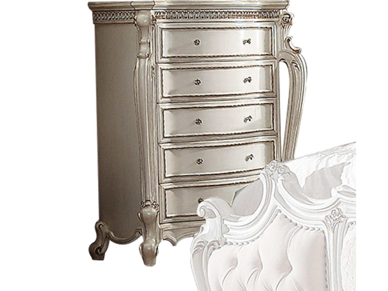 Picardy Antique Pearl Chest - Ornate Home