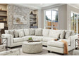 Pocklington Ivory U Shape Sectional Sofa - Ornate Home