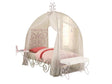 Priya II White & Light Purple Full Bed - Ornate Home