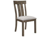 Quincy Grayish Brown Side Chair (Set of 2) - Ornate Home