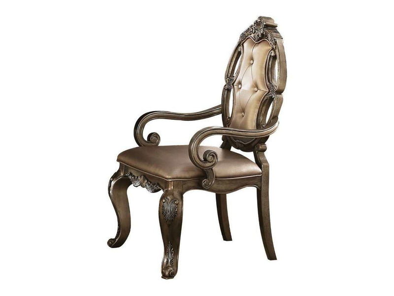 Ragenardus Vintage Oak Dining Chair (Set of 2) - Ornate Home