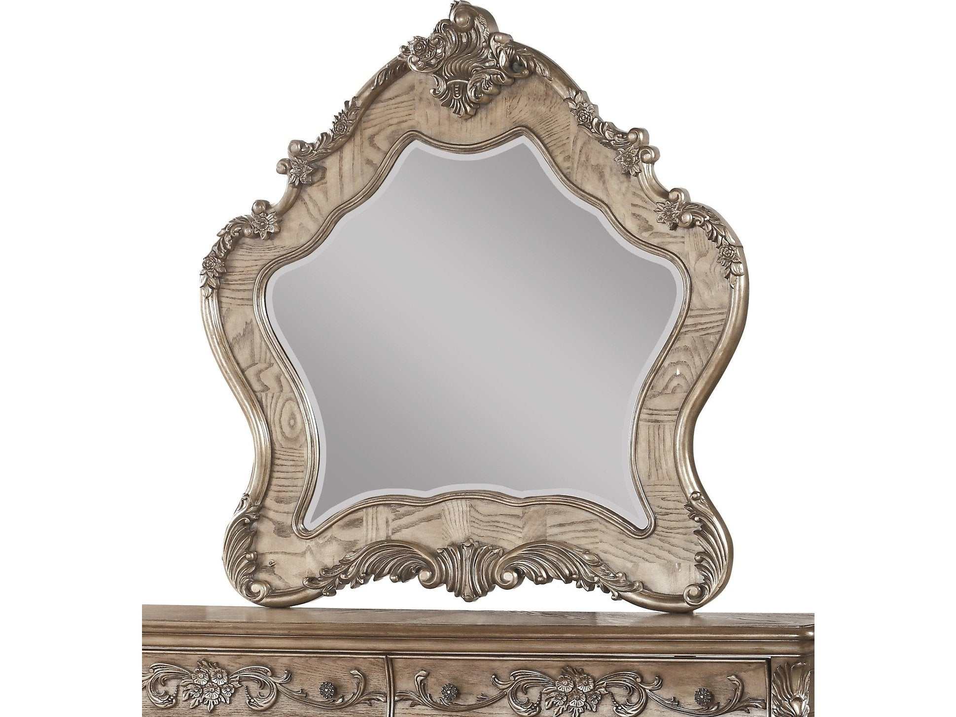 Ragenardus Vintage Oak Mirror - Ornate Home