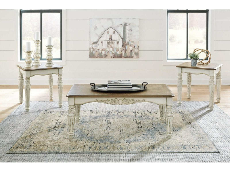 Realyn Coffee Table Set (Set of 3) - Ornate Home