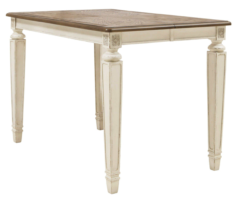 Realyn Counter Height Dining Table w/ 18" Drop-in Leaf - Ornate Home