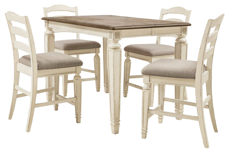 Realyn Counter Height Dining Room Set / 5pc - Ornate Home