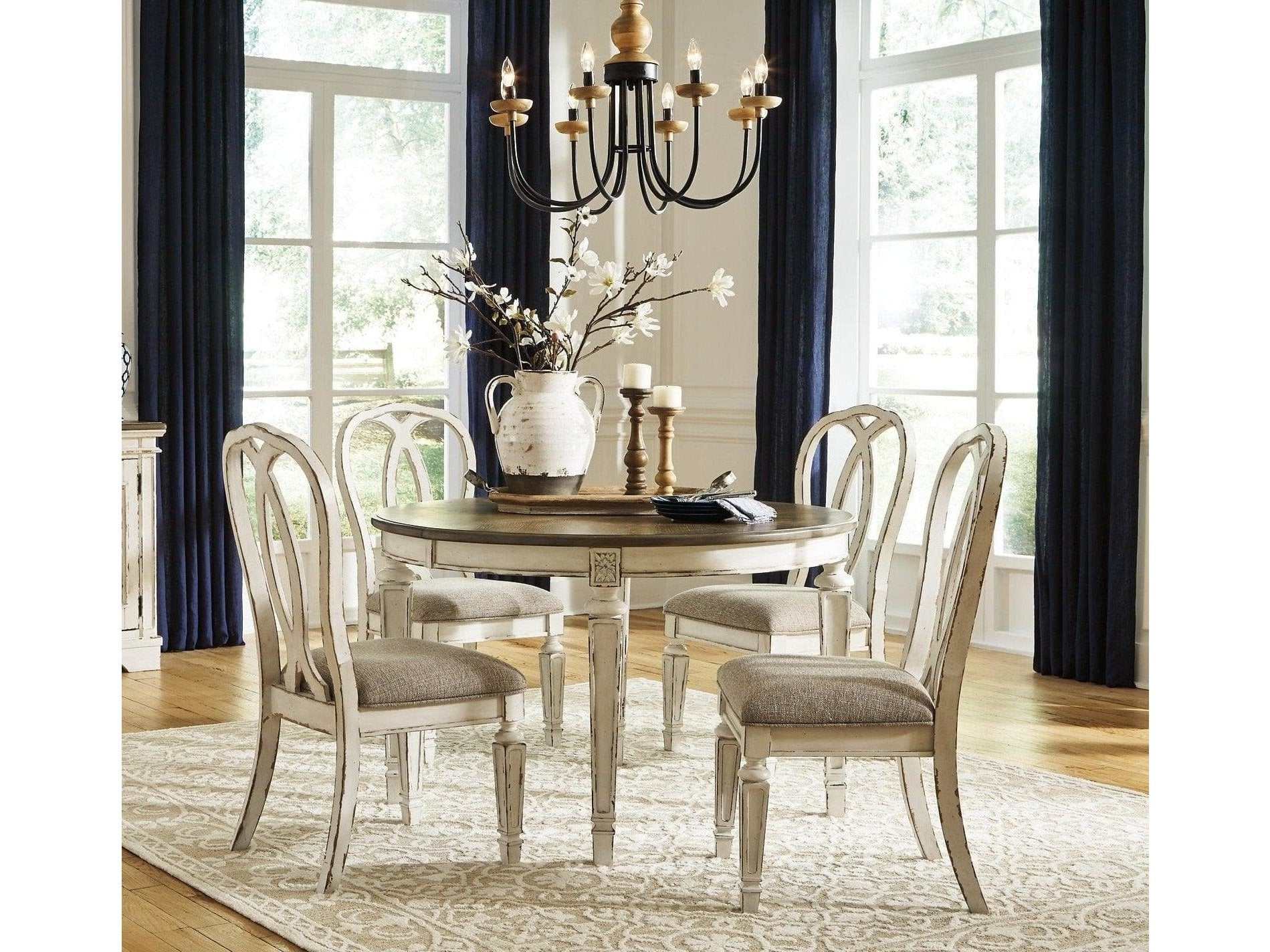 Realyn Dining Table w/ Extension Leaf - Ornate Home