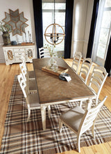 Realyn Dining Table w/ Extension Leaf - Ornate Home