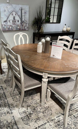 Realyn Dining Table w/ Extension Leaf - Ornate Home