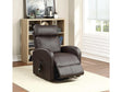 Ricardo Brown PU Recliner w/Power Lift - Ornate Home