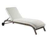 Salena Patio Sun Lounge Chair w/ Wheels - Ornate Home